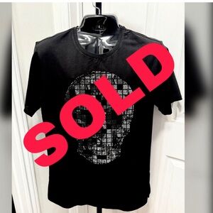 Maceoo | Stoned Tee Skullsquare Black - Large (Brand New)